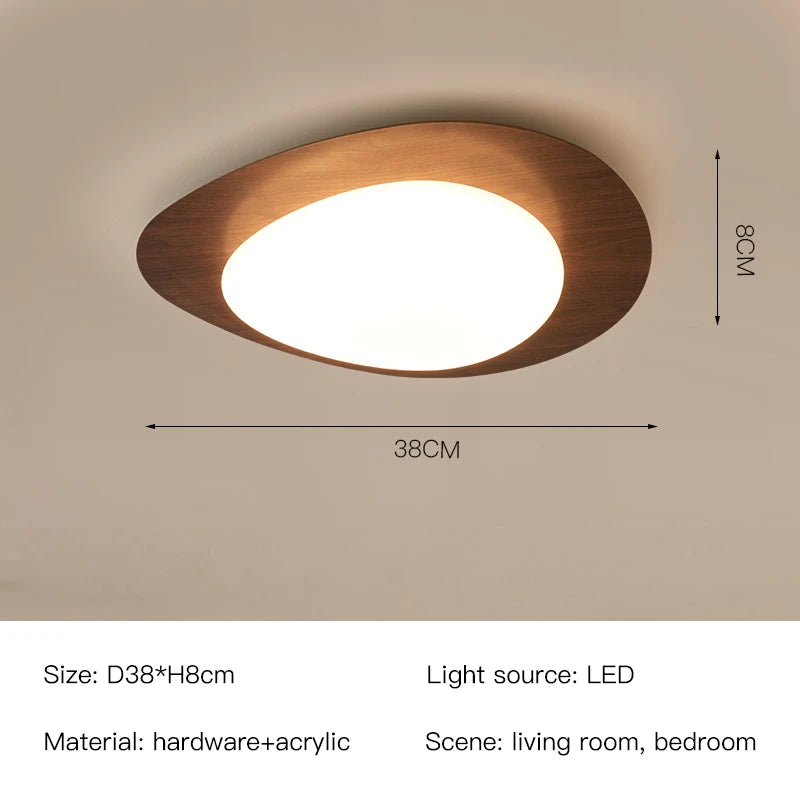 lampe moderne bois naturel texture bois opacité minimaliste éclairage chambre lumière led facile certification