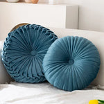 coussin rond rose pâle polyester mémoire forme solide moderne amovible lavable