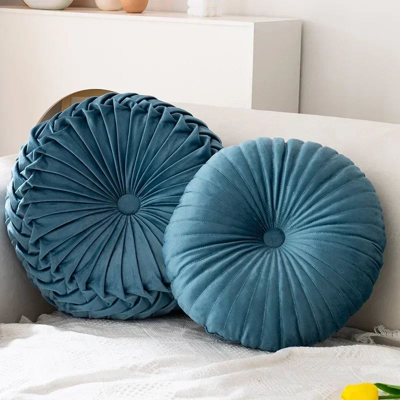 coussin rond rose pâle polyester mémoire forme solide moderne amovible lavable