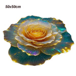 tapis fleurs roses daim antidérapant moderne bleu violet jaune chambre