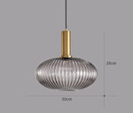 suspension lumineuse moderne vert rayures opacité câble noir chambre salon étude principal