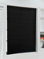store plissé adhésif blanc moderne 150cm 180cm 60cm opaque plissé clips intérieur extérieur latéral