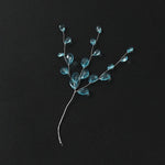 décoration intérieure moderne bouquet artificiel transparent ovale brillant 15cm mariage anniversaire minimaliste