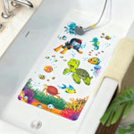 tapis bain moderne perforé gris clair antidérapant lavable salle bain paires trous circulaires PVC