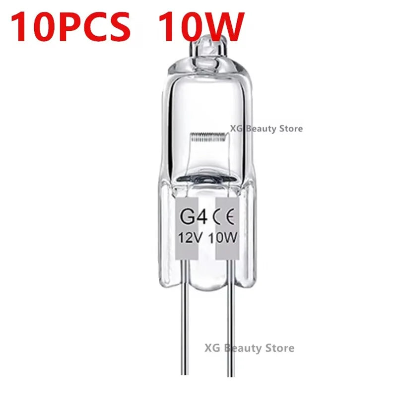 ampoules halogènes transparentes opalescentes base g4 coniques dimmables 2800k 10w 20w 10pcs 50pcs 100pcs
