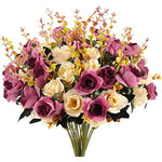 bouquet fleurs artificielles pivoine soie mariage décoration intérieure table jardin vert foncé roseclair