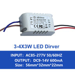 driver led blanc bleu moderne constant current 3w 30w 85 265v