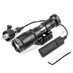 lampe torche led noire lumens 500 600 lumen militaire anti dérapant clip fixe batterie