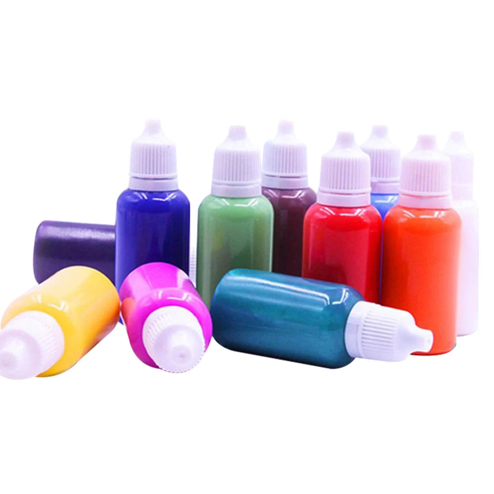 peinture transfert eau fleurs colorées moderne bouteilles papier motifs violet bleu vert rouge orange