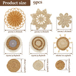 paniers décoratifs boho mur naturel spirales rayures géométriques chambre salon