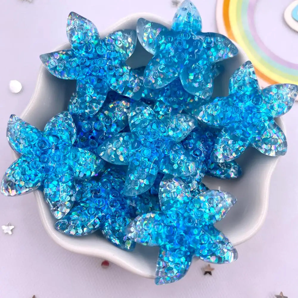 paillettes résine sirène étoiles bleu doré violet brillantes décoratives bricolage scrapbooking artisanat trẻ em