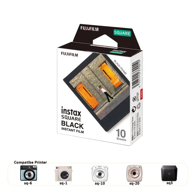 film instantané fujifilm square marbre blanc 10 feuilles compatible sq6 sq10 sp3