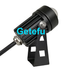 projecteur led moderne étanche noir ip65 3w 4000k aluminium flux lumineux 249paque