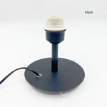 support lampe table moderne cable electrique douille e27 vase ceramique