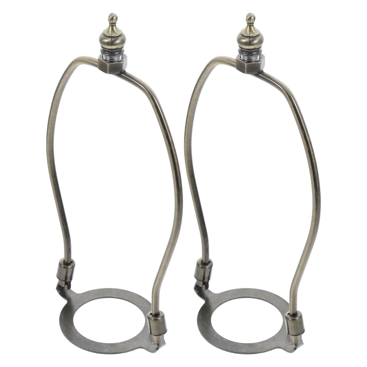 boucle cheval argentée classique support abat jour lampe détachable réparation accessoire éclairage porte ampoule
