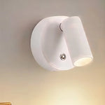 lampe murale spot magnétique rechargeable led noir moderne vis usb rechargement