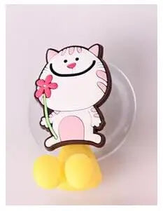 porte brosses dents ventouse animaux personnages cartoon enfant chat souris lapin abeille bleu rose