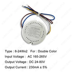 driver led blanc 280ma 20 40w rond moderne câbles certification fcc rohs