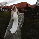 voile mariée blanc classique femme wedding bohemia romantique trendy original photo party bridal