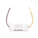 transformateur led blanc moderne câbles jaune bleu marron plat lisse