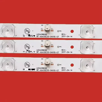 barrette lumineuse led diodes 397mm blanc rouge industrielle fixations électriques