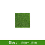 tapis artificiel herbe verte pelucheux moderne 15x15cm 30x30cm 50x50cm 50x100cm