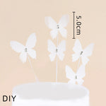 décoration gâteau cygne transparent plumes blanches paillettes argentées mariage anniversaire saint valentin festive