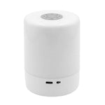 lampe table blanc moderne rechargeable interrupteur tactile led opalescente ab abs certifiée cem fcc
