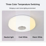 plafonnier led moderne blanc points noirs éclairage rgb télécommande 220v ac musique