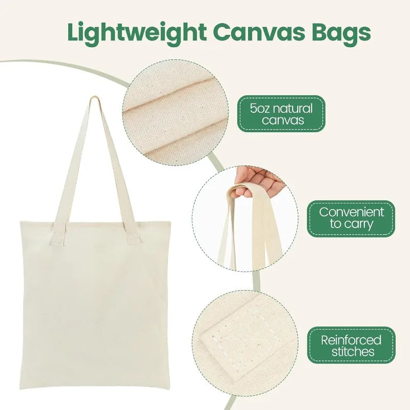sac main uni toile beige clair classique sans fermeture éclair poignées affaires durable réutilisable