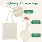 sac main uni toile beige clair classique sans fermeture éclair poignées affaires durable réutilisable