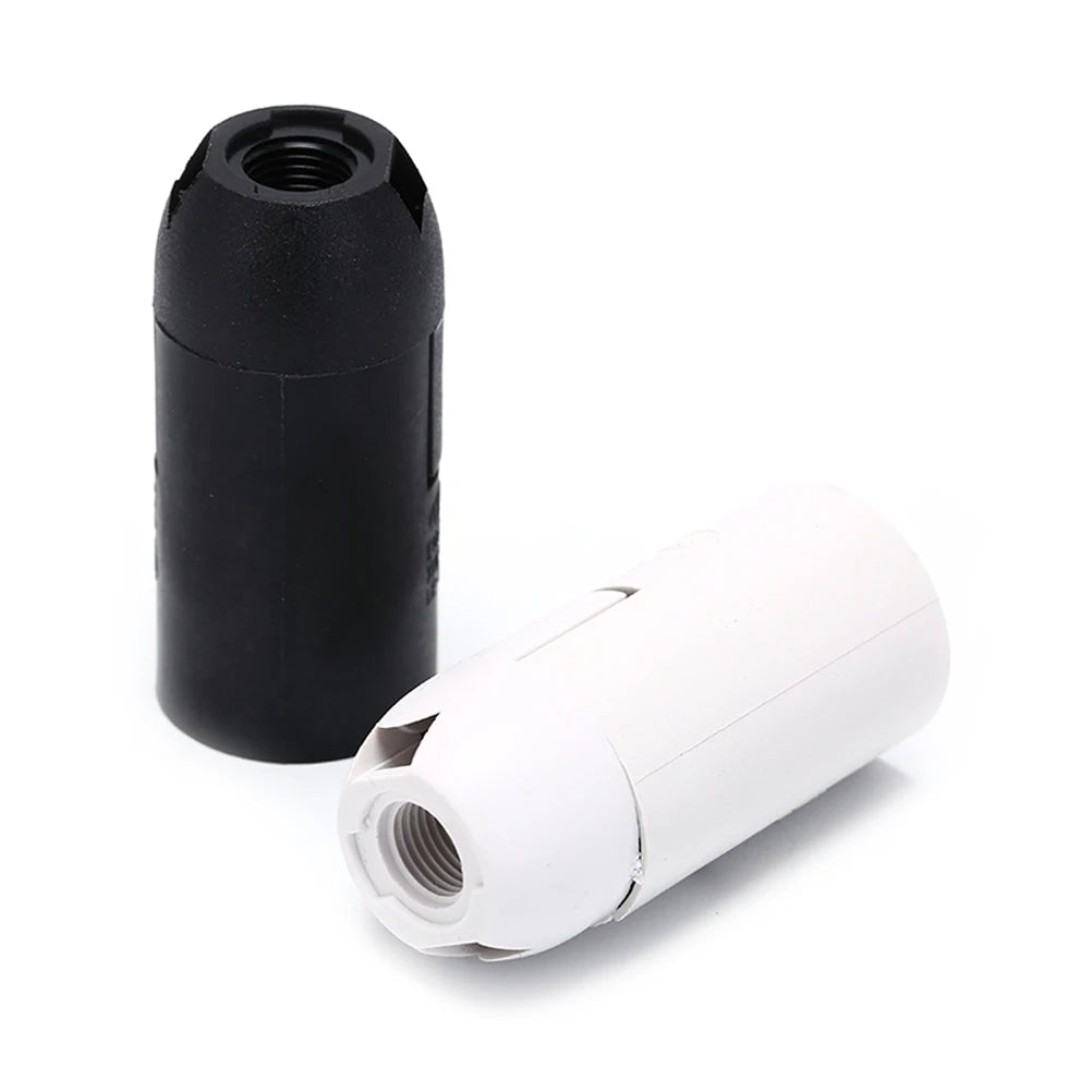 support lampe e14 noir blanc filetage industriel utilitaire base lampe amovible 250v