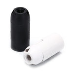 support lampe e14 noir blanc filetage industriel utilitaire base lampe amovible 250v