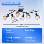 lampe suspendue moderne cage métallique noire interrupteur poussoir led e27 haute basse