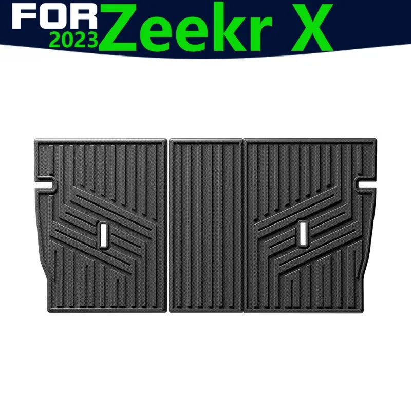 tapis sol voiture noir rayures horizontales moderne imperméable facile nettoyer