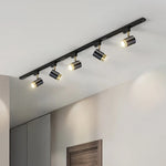 spots led gu10 réglables moderne noir doré brillantsintérieur chambre salon