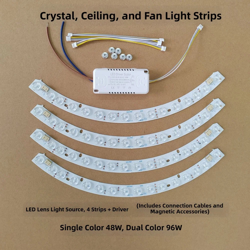 ruban led blanches moderne accessoires magnétiques connecteurs électriques blanc opacité