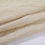 couverture bébé tranché maternité coton bambou motifs solides quatre saisons beige rose jaune orange