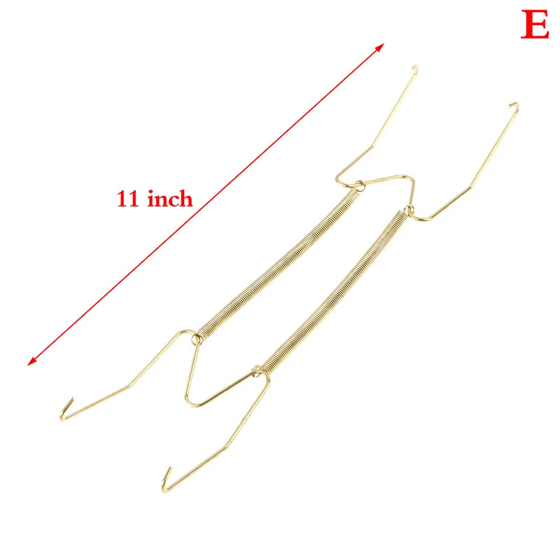 support vaisselle doré minimaliste acier inoxydable fixation invisible 6inch 7inch 8inch 10inch 11inch