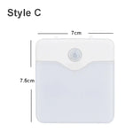 lampe nuit sensorielle mouvement blanc moderne adhésif luminosité réglable auto constante chambre couloir