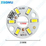 plaque led circulaire 3w blanc chaud 31mm diodes smd5730 usb alimentée 3000k 6000k modernes