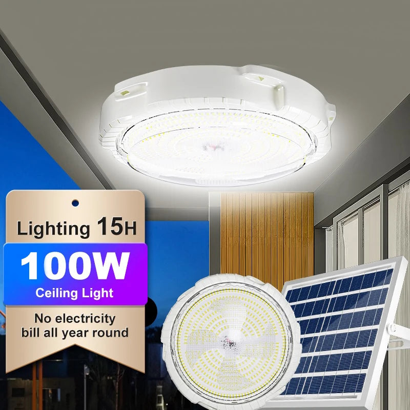 lampe solaire moderne blanc led panneau solaire télécommande protection anti insectes