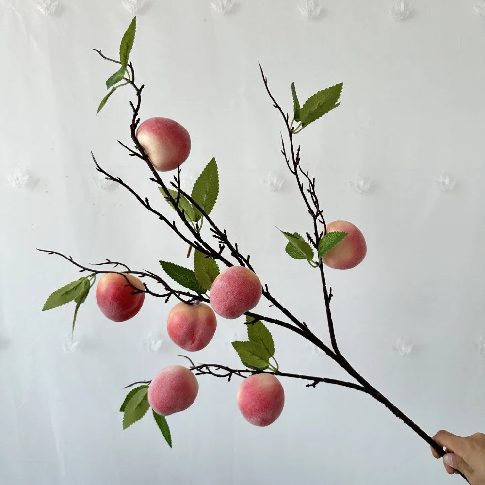 décoration intérieure branches fruits naturels pommes oranges citrons marrons festive maison anniversaire