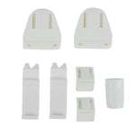 store enroulement beige clips tissu fin tube chaîne blanc moderne éléments remplacement