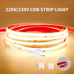 ruban led blanc rouge lisse moderne adhésif clips câble électrique 3000k 4000k 6500k