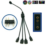ruban led flexible magnétique noir multicolore 15leds 30leds ip20 ip65 ws2812b adressee