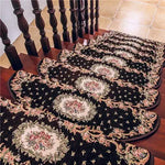 tapis d'escalier adhésif floral ovale salon classique multicolor usage intérieurextérieur