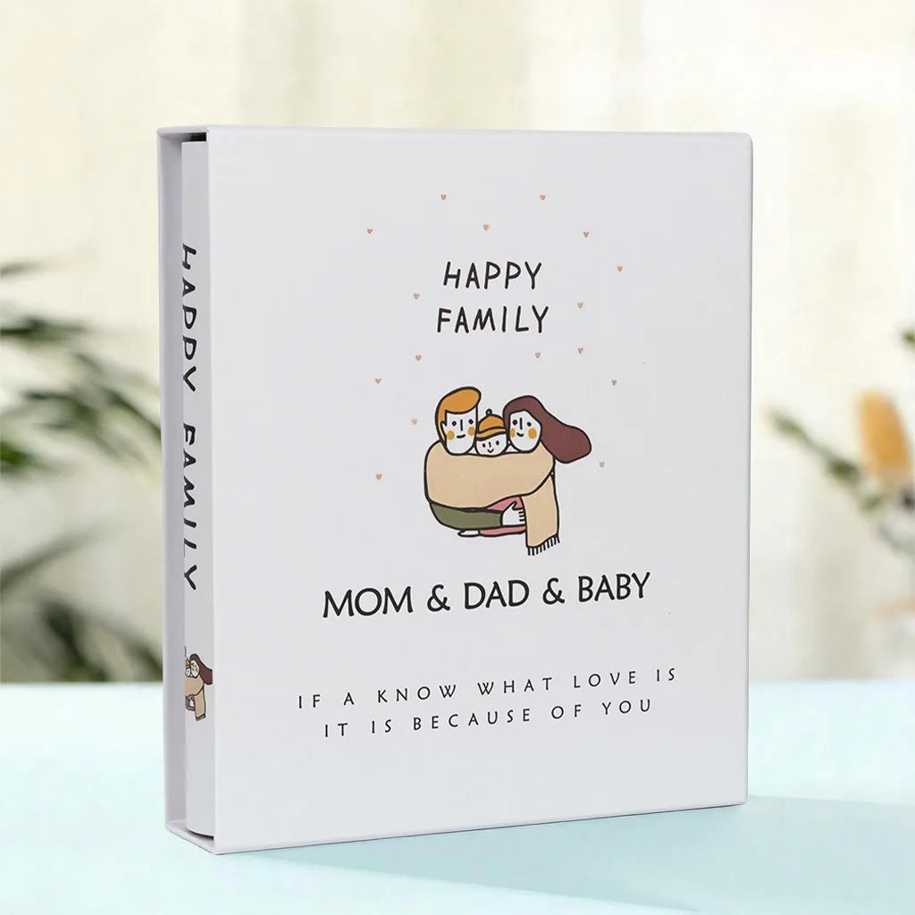album photo moderne illustrations animales photos familiales blanc vert bleu