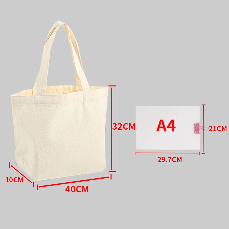 sac main réutilisable toile beige motif floral occassionnel coton écofriendlyversible pliable évènements jours festive