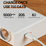 lampe murale led moderne rechargeable noir blanc bois 5000mAh interrupteur tactile chambre cuisine